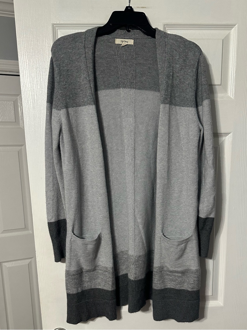 Peyton Primrose Open-Front Long Cardigan Sweater